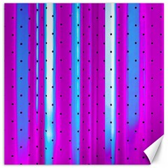 Warped Stripy Dots Canvas 20  x 20 