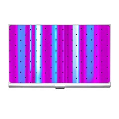 Warped Stripy Dots Business Card Holder by essentialimage365