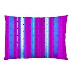 Warped Stripy Dots Pillow Case by essentialimage365