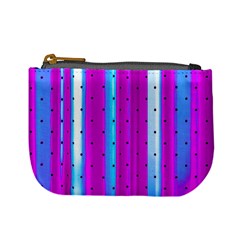 Warped Stripy Dots Mini Coin Purse by essentialimage365