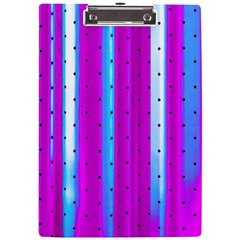 Warped Stripy Dots A4 Clipboard