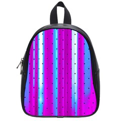 Warped Stripy Dots School Bag (small) by essentialimage365