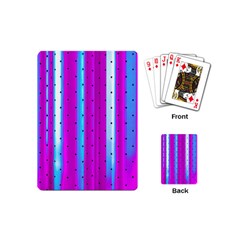 Warped Stripy Dots Playing Cards Single Design (mini)