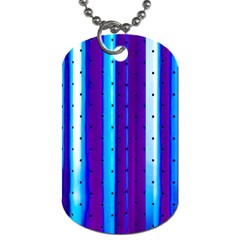 Warped Stripy Dots Dog Tag (two Sides) by essentialimage365