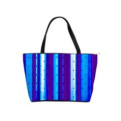 Warped Stripy Dots Classic Shoulder Handbag by essentialimage365