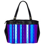 Warped Stripy Dots Oversize Office Handbag (2 Sides) Back