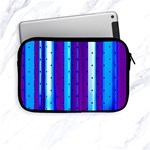 Warped Stripy Dots Apple iPad Mini Zipper Cases Front