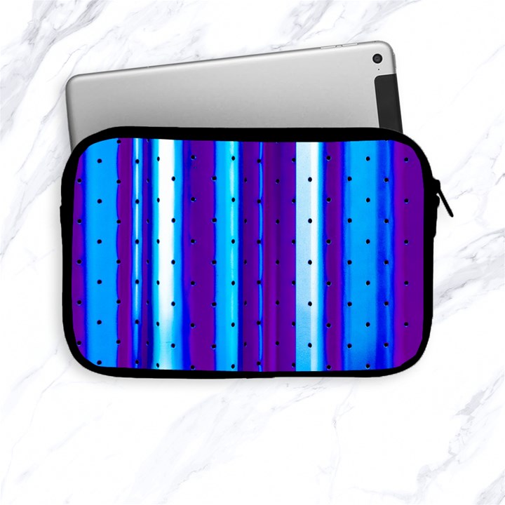 Warped Stripy Dots Apple iPad Mini Zipper Cases