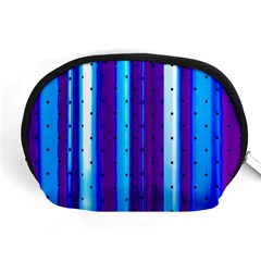 Warped Stripy Dots Accessory Pouch (medium) by essentialimage365