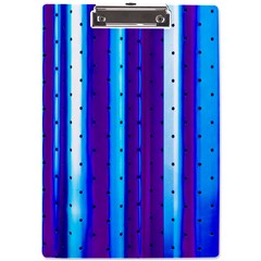 Warped Stripy Dots A4 Clipboard by essentialimage365