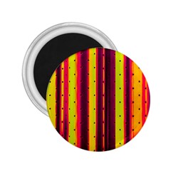 Warped Stripy Dots 2 25  Magnets by essentialimage365