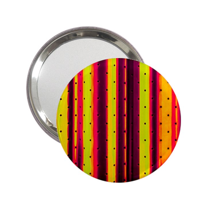 Warped Stripy Dots 2.25  Handbag Mirrors