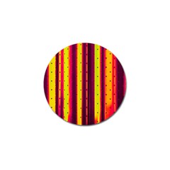 Warped Stripy Dots Golf Ball Marker by essentialimage365