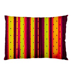 Warped Stripy Dots Pillow Case by essentialimage365