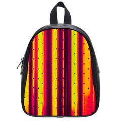 Warped Stripy Dots School Bag (small) by essentialimage365