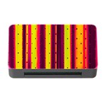 Warped Stripy Dots Memory Card Reader with CF Front