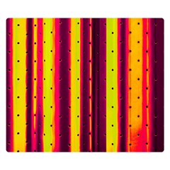 Warped Stripy Dots Double Sided Flano Blanket (small)  by essentialimage365