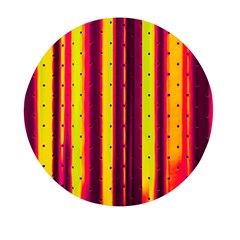 Warped Stripy Dots Mini Round Pill Box (pack Of 5) by essentialimage365