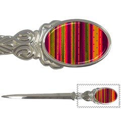 Warped Stripy Dots Letter Opener