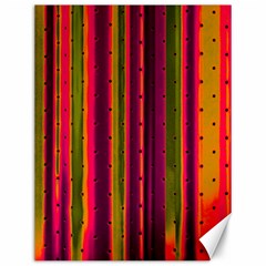 Warped Stripy Dots Canvas 12  X 16 