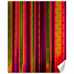 Warped Stripy Dots Canvas 11  x 14  10.95 x13.48  Canvas - 1