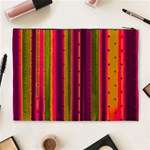 Warped Stripy Dots Cosmetic Bag (XL) Back