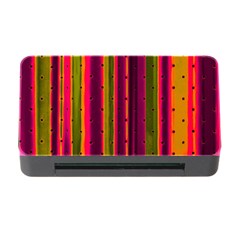 Warped Stripy Dots Memory Card Reader With Cf