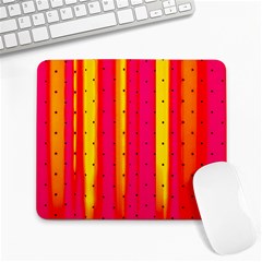 Warped Stripy Dots Large Mousepads by essentialimage365