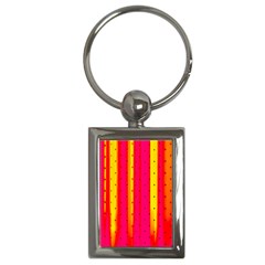 Warped Stripy Dots Key Chain (rectangle) by essentialimage365