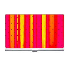 Warped Stripy Dots Business Card Holder by essentialimage365