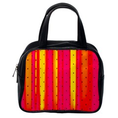 Warped Stripy Dots Classic Handbag (one Side) by essentialimage365