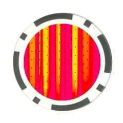 Warped Stripy Dots Poker Chip Card Guard (10 Pack) by essentialimage365