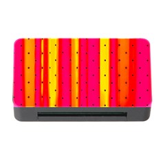 Warped Stripy Dots Memory Card Reader With Cf by essentialimage365