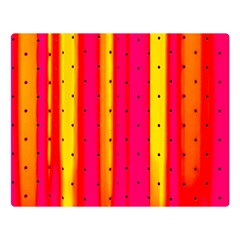 Warped Stripy Dots Double Sided Flano Blanket (large) 