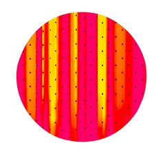 Warped Stripy Dots Mini Round Pill Box (pack Of 5) by essentialimage365