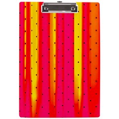 Warped Stripy Dots A4 Clipboard by essentialimage365