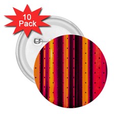 Warped Stripy Dots 2 25  Buttons (10 Pack)  by essentialimage365