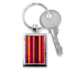 Warped Stripy Dots Key Chain (rectangle) by essentialimage365