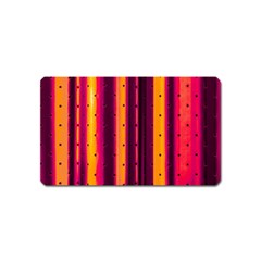 Warped Stripy Dots Magnet (name Card) by essentialimage365