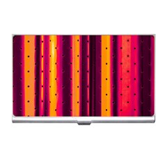 Warped Stripy Dots Business Card Holder by essentialimage365