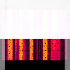 Warped Stripy Dots Rectangular Jigsaw Puzzl