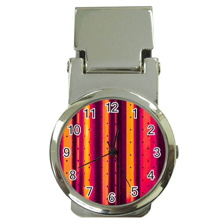 Warped Stripy Dots Money Clip Watches