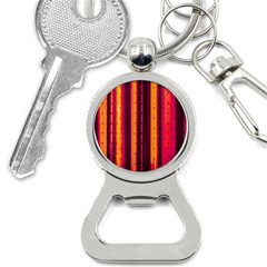 Warped Stripy Dots Bottle Opener Key Chain