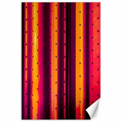 Warped Stripy Dots Canvas 24  X 36  by essentialimage365