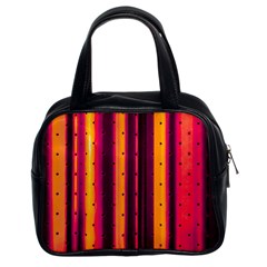 Warped Stripy Dots Classic Handbag (two Sides) by essentialimage365