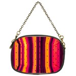 Warped Stripy Dots Chain Purse (One Side) Front