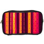 Warped Stripy Dots Toiletries Bag (Two Sides) Back