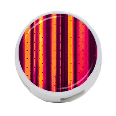 Warped Stripy Dots 4-port Usb Hub (one Side) by essentialimage365