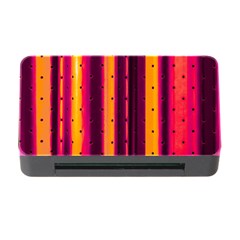 Warped Stripy Dots Memory Card Reader With Cf by essentialimage365