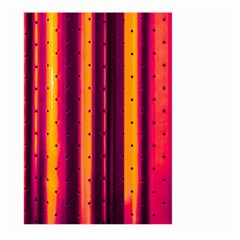 Warped Stripy Dots Large Garden Flag (two Sides) by essentialimage365